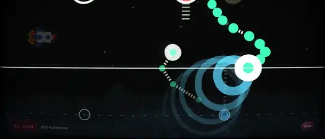 Una partita in corso in Cytoid: Community Rhythm Game