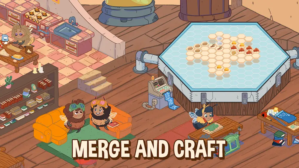 Il laboratorio delle api in Honey Grove — Cozy Garden Game