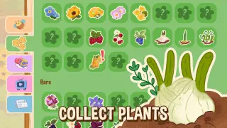 Raccolta di ortaggi e piante in Honey Grove — Cozy Garden Game